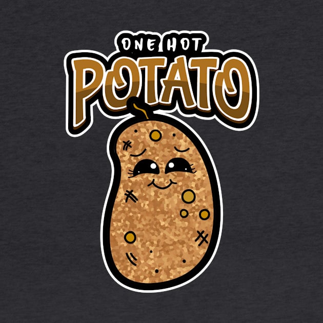 ONE Hot Potato Potato Vegetable Pun by SartorisArt1